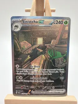 Sinistcha ex - 210/167 Twilight Masquerade Special Illustration Pokemon - NM - Image 1