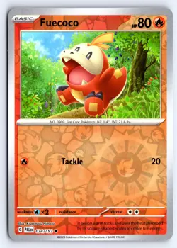 Fuecoco 034/193 Common Paldea Evolved Pokemon Reverse Holo NM - Image 1