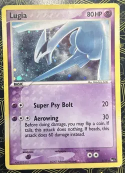 Pokemon TCG - Lugia - SWIRL - 2/17 - POP Series 5 - Holo Rare (2007) - Image 1