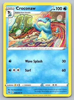 Pokemon TCG SWSH08: Fusion Strike Croconaw 056/264 - Image 1