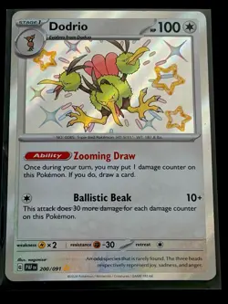 Dodrio SV: Paldean Fates - Pokemon Clean Centering Near Mint - Image 1