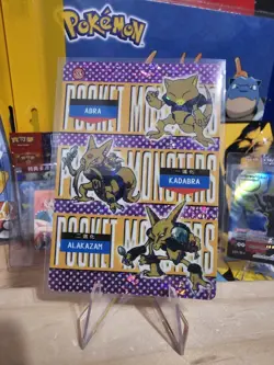 1999 Vintage Pocket Monsters Vending Prism - Alakazm Evolution Gallery #585 - Image 3