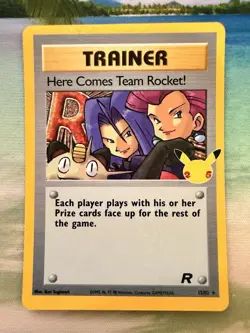 Here Comes Team Rocket! 15/82 Celebrations Classic 2021 Rare Holo Pokemon TCG NM - Image 1