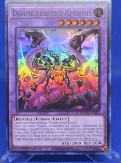 Yu-Gi-Oh! Divine Serpent Apophis MZTM-EN004 SUPER RARE 1st Edition - Image 1