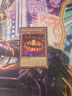 MZMU-EN001 Pumpking the King of Grave Ghosts Collector's Rare YuGiOh - Image 1