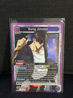 Union Arena TCG Sung Jinwoo - Solo Leveling - SR SLG-1-021 (ENG | NM) - Image 1