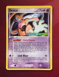 DEOXYS 16/107 EX Deoxys DESTINY DEOXYS STAMPED PROMO rare Pokemon TCG card VLP - Image 1
