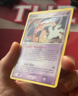 DEOXYS 16/107 EX Deoxys DESTINY DEOXYS STAMPED PROMO rare Pokemon TCG card VLP - Image 2