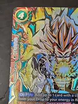 Dragon Ball Super Card Game Fusion World Vegeta FB01-096 SR Ultimate Battle Alt - Image 5