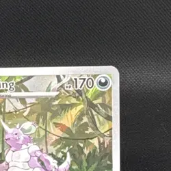 Pokemon Nidoking Illustration Rare Holo Card 174/165 Scarlet & Violet 151 170 HP - Image 3