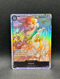 Nami OP15-086 Foil Super Rare Adventure On Kami's Island One Piece Card Game NM - Image 1