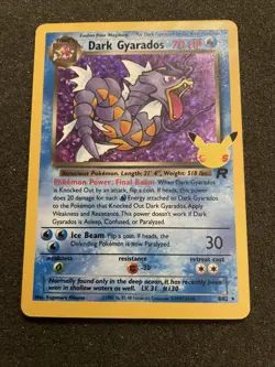 Dark Gyarados 8/82 - Celebrations: Classic Collection Holo M-NM POKEMON CARD - Image 1