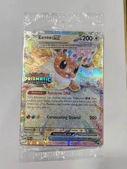 Eevee ex - (Prismatic Evolutions Stamp) 075/131 Miscellaneous Cards &... - Image 1