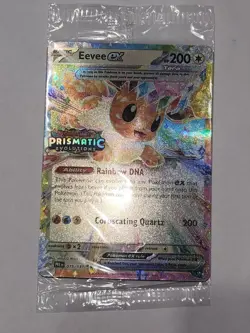 Eevee ex - (Prismatic Evolutions Stamp) 075/131 Miscellaneous Cards &... - Image 2