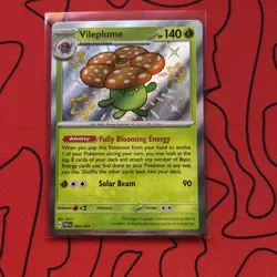 Pokemon Vileplume Baby Shiny Rare Card Paldean Fates 094/091 NM/M Condition - Image 1