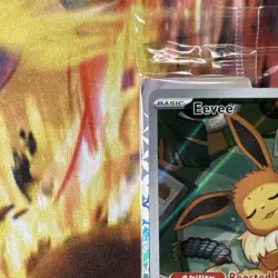 SEALED Pokemon Prismatic Evolutions Eevee Promo Card SVP 173 & 4 Deck Dividers - Image 4