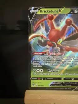 KRICKETUNE V - 6/163 Battle Styles - NM - Ultra Rare - Pokemon TCG Card - Image 2