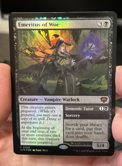 Emeritus of Woe - Foil - SOS 80 - NM/M - Secrets of Strixhaven - Image 1