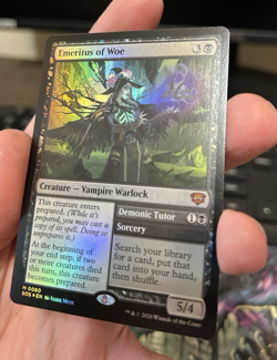 Emeritus of Woe - Foil - SOS 80 - NM/M - Secrets of Strixhaven - Image 2