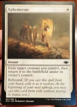 MTG - Ephemerate - MH1 - Modern Horizons 1 (7) NM, *Regular* Never Played - Image 1