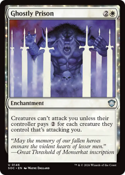 Ghostly Prison - 146 - SOC - Near Mint - MTG - Image 1