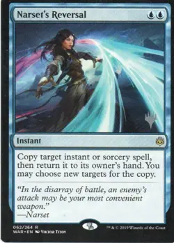 MTG: War of the Spark: Promo Pack Narset's Reversal: Lightly Played Condition - Image 1