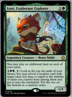 Loot, Exuberant Explorer R Foundations 106 NM - Image 1