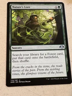mtg Nature's Lore, Dominaria Remastered, unplayed - Image 1