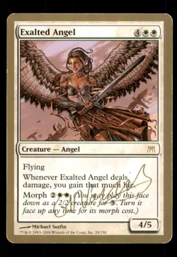 Exalted Angel LP Light Play World Deck 2004 MTG [12262] - Image 1