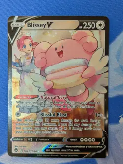 Blissey V TG22/TG30 - Ultra Rare -Silver Tempest Trainer Gallery Pokemon Card NM - Image 2