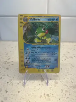 Politoed H23/H32 Skyridge Holo Rare 2003 Pokemon Card MP/HP WOTC Vintage Single - Image 1