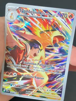 CARTE POKEMON TYPHLOSION DE LUTH 190/182 FR ALTERNATIVE RIVALITES DESTINEES-NEUF - Image 2