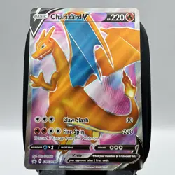 Charizard V SWSH050 Pokemon SWSH Black Star Promo Card 2020 LP - Image 1