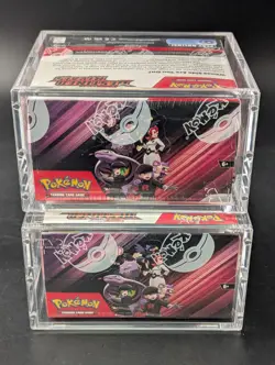 Lot (2) Pokemon SV10 Destined Rivals English Booster Boxes Sealed w/ Acrylic - Image 4