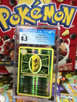 CGC 8.5 Kakuna 6/108 - Reverse Holo - Rare Pokemon Card - Pokemon XY Evolutions - Image 1