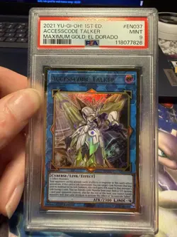 Yu-Gi-Oh! Accesscode Talker Maximum Gold El Dorado 1st Ed MGED-EN037 PSA 9 - Image 2