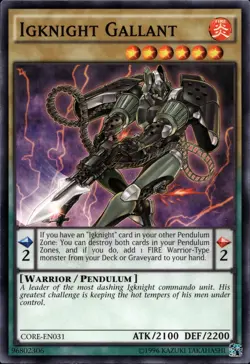 Yu-Gi-Oh! Igknight Gallant Common CORE-EN031 - Image 1