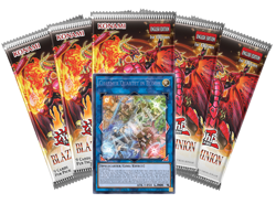 YuGiOh Blazing Dominion 10 Booster Packs & Promo ENSP1 & 2 Field Center Promos - Image 1