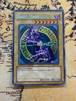 Yugioh Dark Magician BPT-001 Secret Rare Limited Edition Reverse Foil Error - Image 1