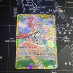 One Piece Uta EB03-061 Heroines Edition 8000 Power 7 Cost Full Art Holo - Image 1