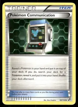 Pokemon Communication 99/114 Black & White Regular - Image 1