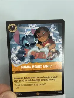 Disney Lorcana Winterspell Ohana Means Family 32/204 Legendary Non-Foil - Image 1