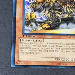 Yugioh TCG - 1x Goldd Wu-Lord of Dark World - SDGU-EN013 - LP/NM - 1st Ed - 2011 - Image 3