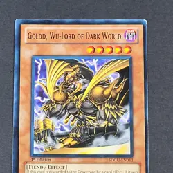 Yugioh TCG - 1x Goldd Wu-Lord of Dark World - SDGU-EN013 - LP/NM - 1st Ed - 2011 - Image 5