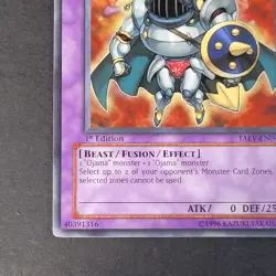 Yugioh TCG - Ojama Knight - TAEV-EN044 - 1st Edition - NM - Common - Fusion 2007 - Image 3