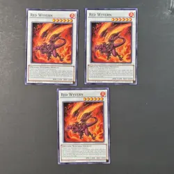 Yugioh TCG - 3x Red Wyvern - DPDG-EN032 - LP/NM - Common - 1st Ed Synchro 2017 - Image 2