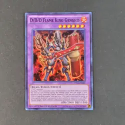 Yugioh TCG - D/D/D Flame King Genghis - CT13-EN005 - Limited Edition, NM/LP 2016 - Image 3