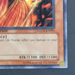 Yugioh TCG - Fire Princess - GLD1-EN005 - Common - NM/LP - Limited Edition, 2008 - Image 5