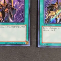 Yugioh TCG - 2x Dark World Lightning - LCJW-EN249 - LP/NM Secret Rare - 1st 2013 - Image 4