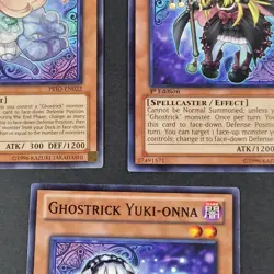 Yugioh TCG - 3x Ghostrick Card Lot - PRIO-EN022 - LP/NM - 1st Collection - 2015 - Image 3